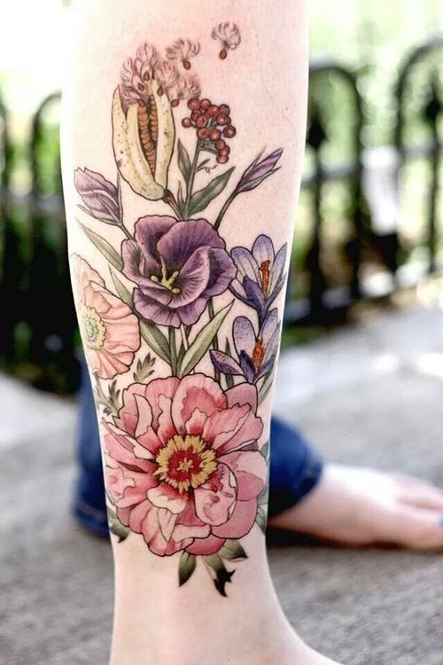 Flower tattoos