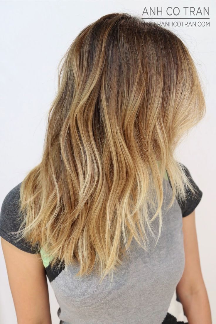 Blonde ombre hairstyle