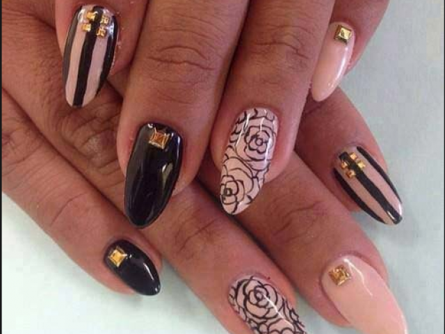 Decorated nails for fine nail designs