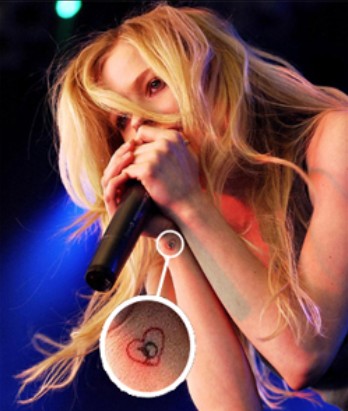 Avril Lavignes tattoos