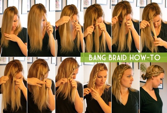 15 Braided bangs tutorial: Bang Braid Guide
