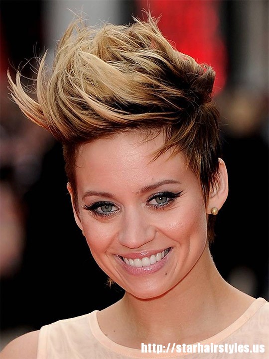 Nervous short hairstyle