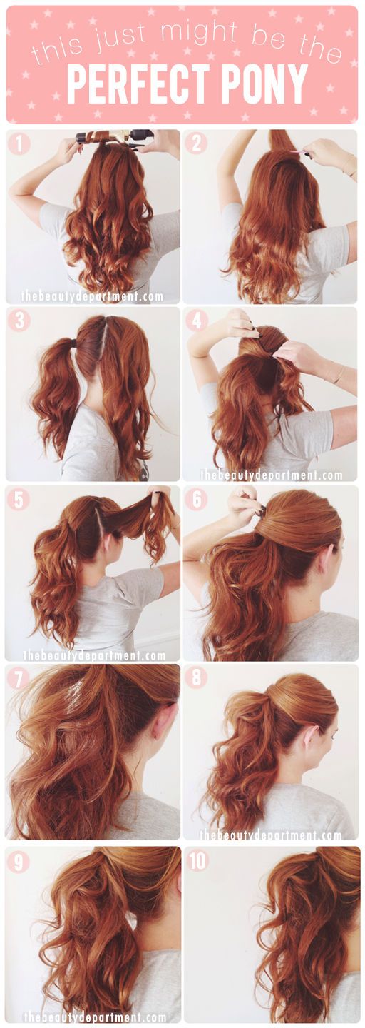 Perfect ponytail hairstyle tutorial