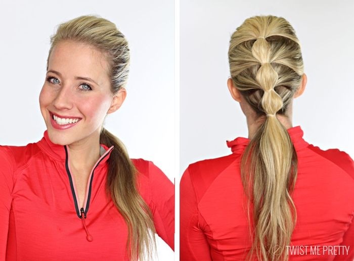 Sweet ponytail hairstyle for summer
