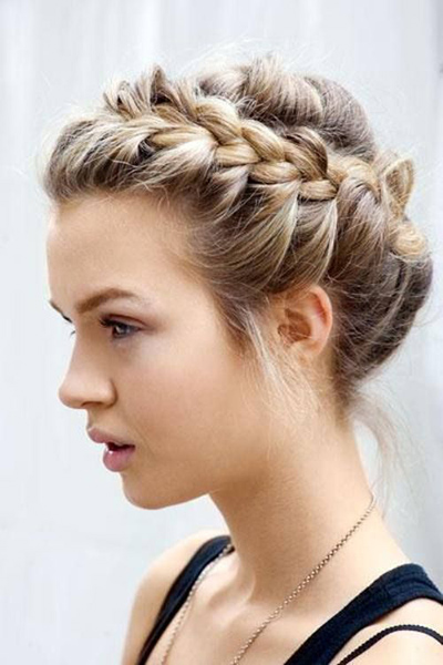 French braided headband