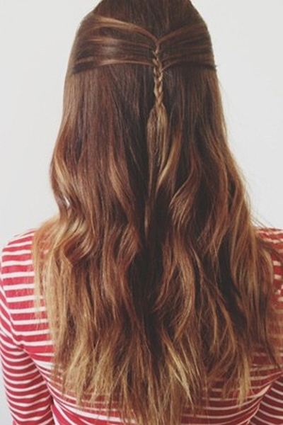 Small French braid