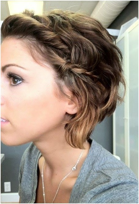 Nice short hairstyle with braids