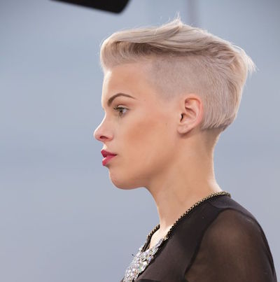 Undercut short hairstyle