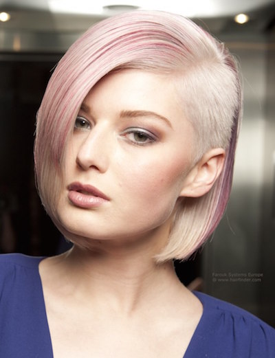 Undercut bob hairstyle