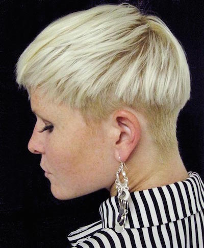 Undercut short hair