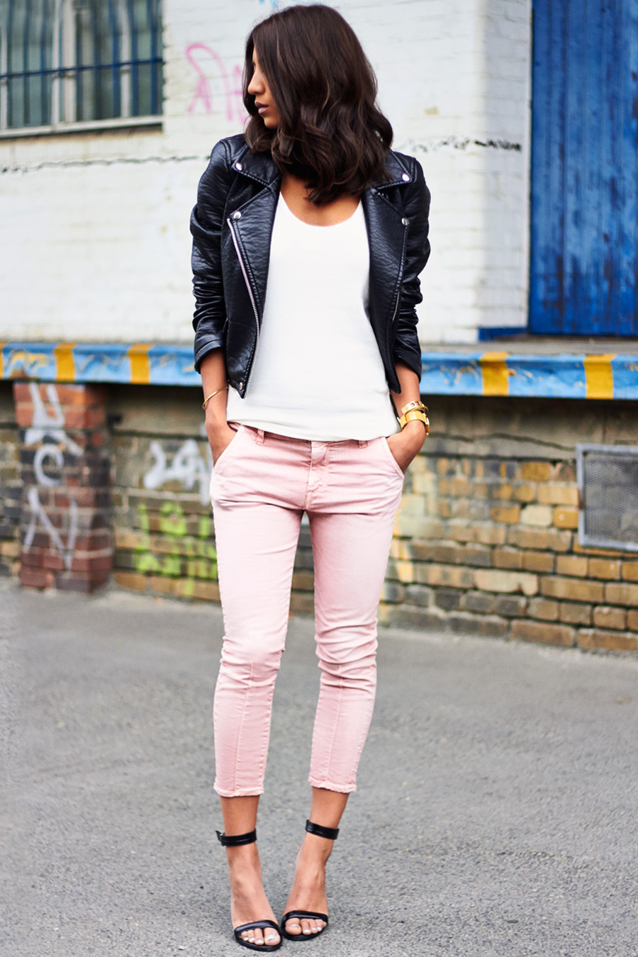 Rose quartz jeans