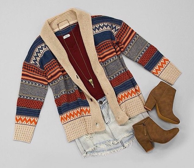 Aztec pattern sweater
