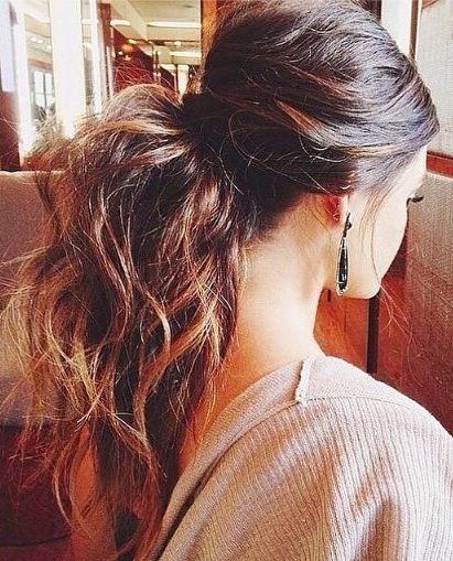 Simple ponytail for everyday hairstyles