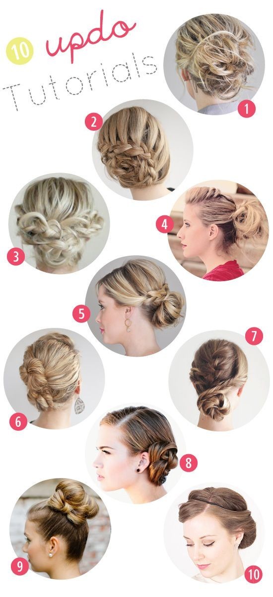 Prom Updo hairstyles tutorials
