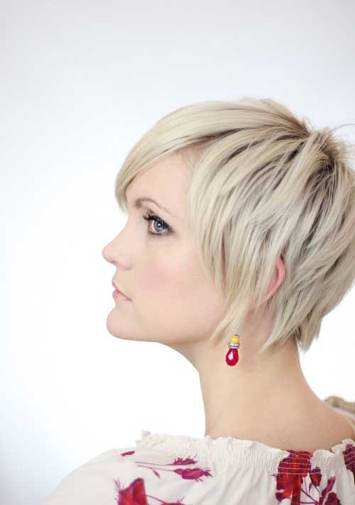 Short pixie cut with layers