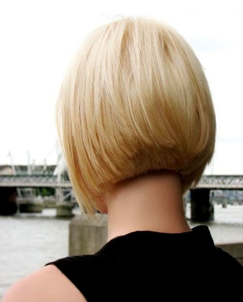 Best short bob haircut for blonde hair