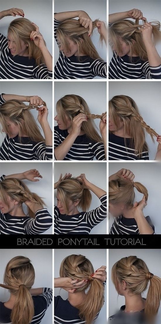 Braided ponytail tutorial