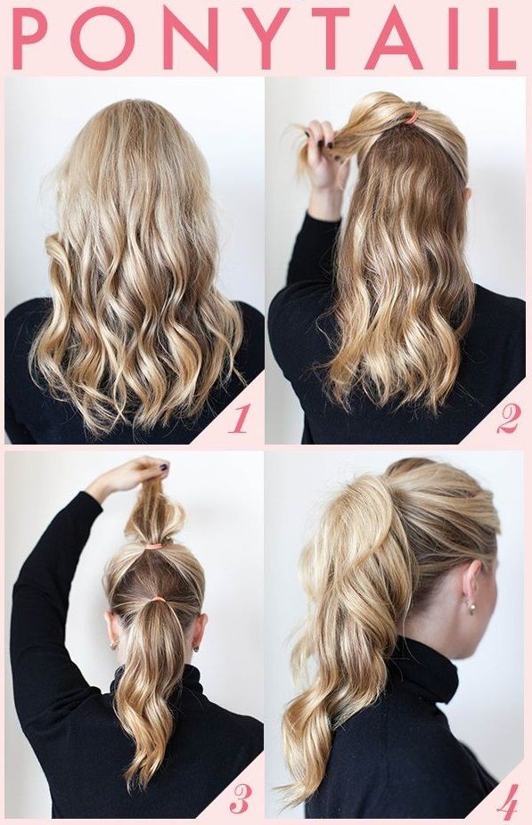 Double high ponytail