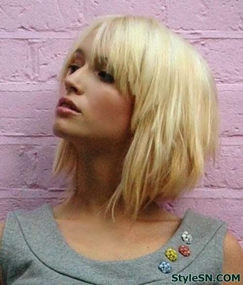 Medium bob hairstyle