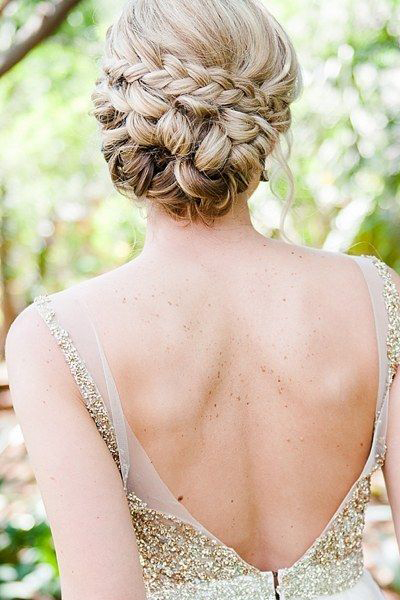 Braided updo