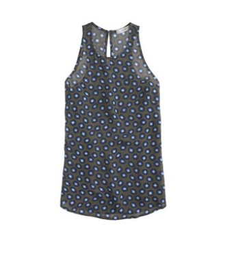 J.Crew Racer tank in square point