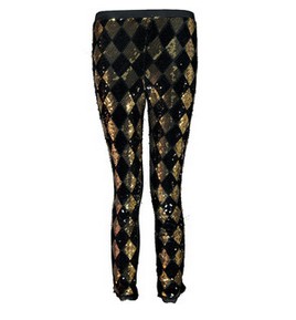 Boohoo Saskiah Harlequin sequin legging, patterned