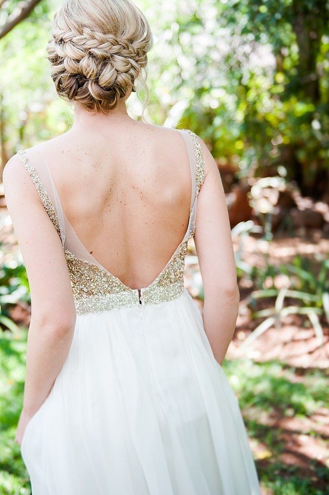 Jaw dropping wedding updo