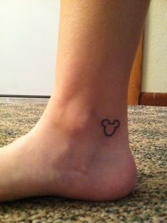 Small Mickey Mouse tattoo "width =" 480