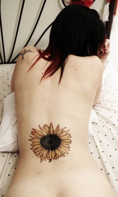 Sunflower tattoo "width =" 480