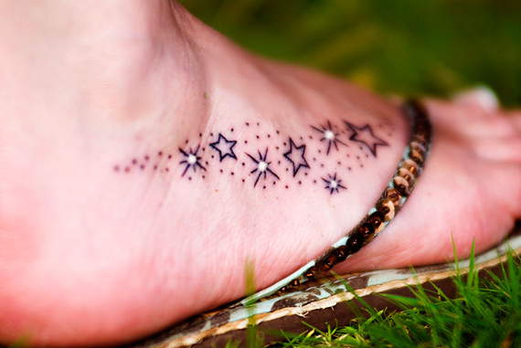 Foot tattoo ideas for girls