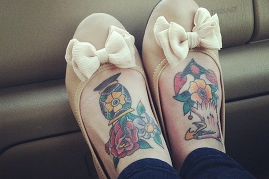 Foot tattoo ideas for girls