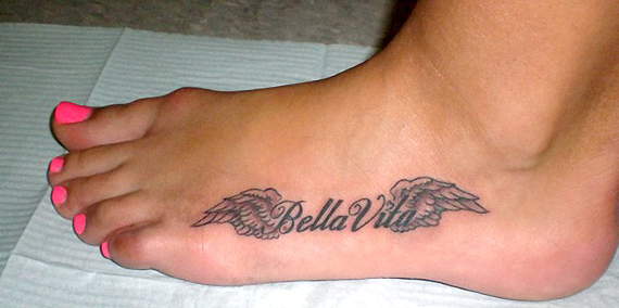 Foot tattoo ideas for girls