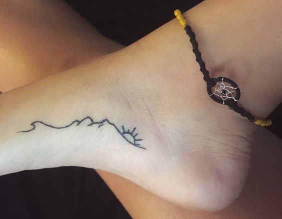 Foot tattoo ideas for girls