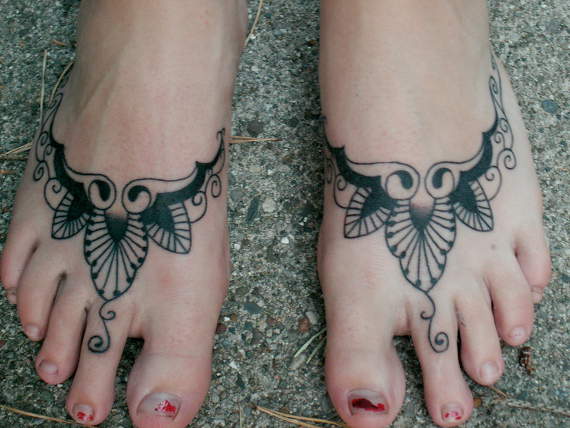 Foot tattoo ideas for girls