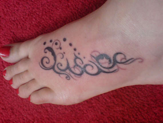 Foot tattoo ideas for girls