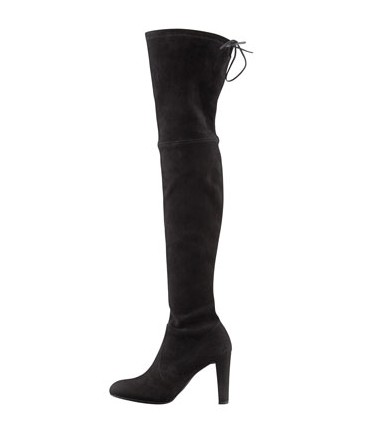 Stuart Weitzman Highland Stretchy Over The Knee Boots, black