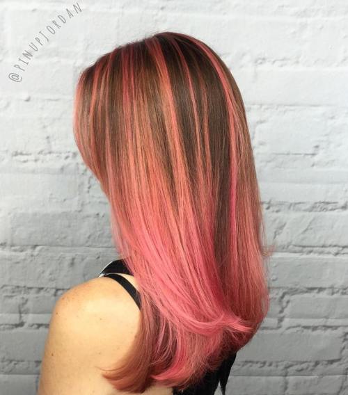 Hair color trends for 2018: red ombre hairstyles