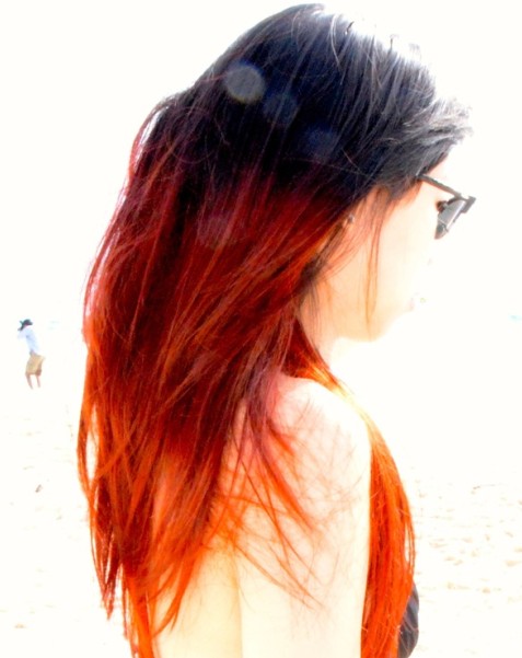 Sunny ombre hair