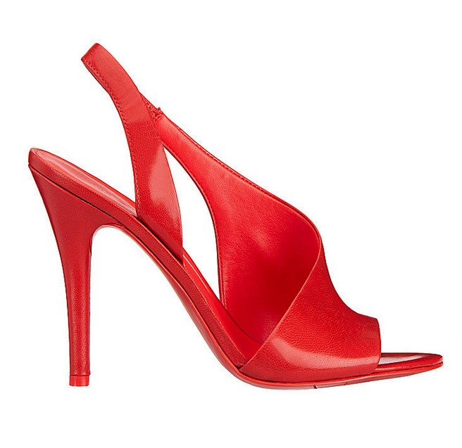 Red leather sandal ($ 89)
