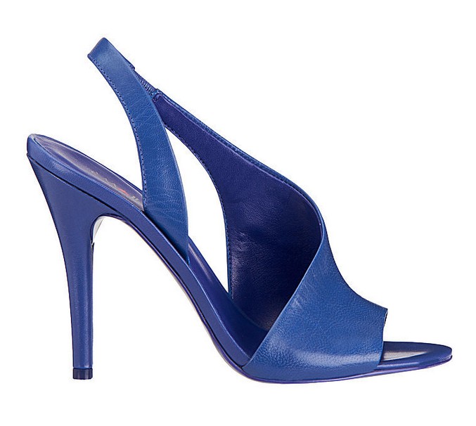 Blue leather sandal ($ 89)
