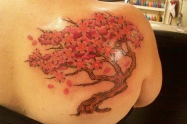 Cherry-shoulder tattoos