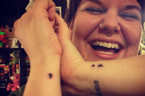 Comma tattoos