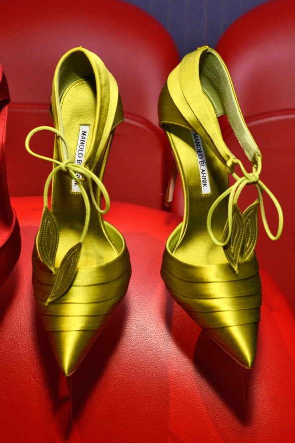 Golden shoes for women - Manolo Blahnik shoes spring / summer 2014