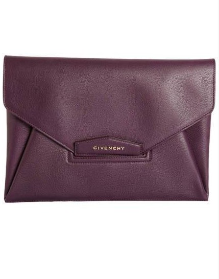 Givenchy Antigona leather envelope clutch, $ 1,240