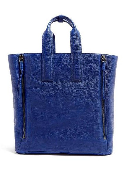 3.1 Phillip Lim Cobalt Blue Shark Embossed Pashli Large Tote, $ 1,106.87