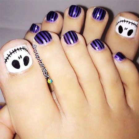 Nice toenail design