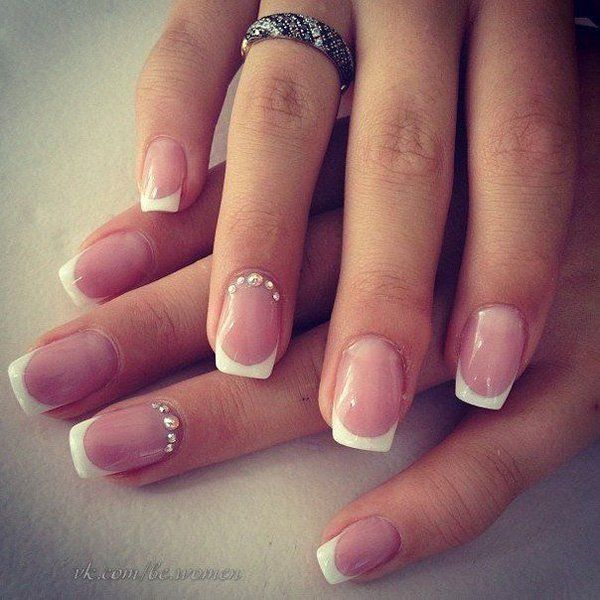 French manicure for wedding nail ideas