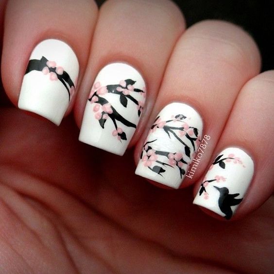 20 cute spring nail designs 2018