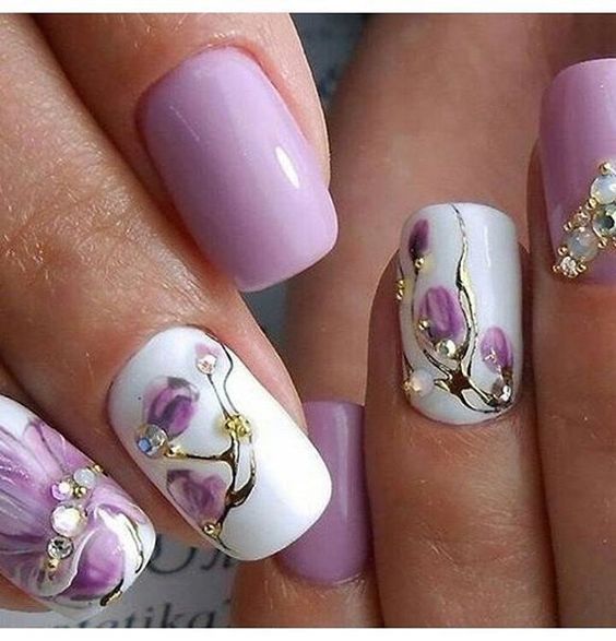 20 cute spring nail designs 2018