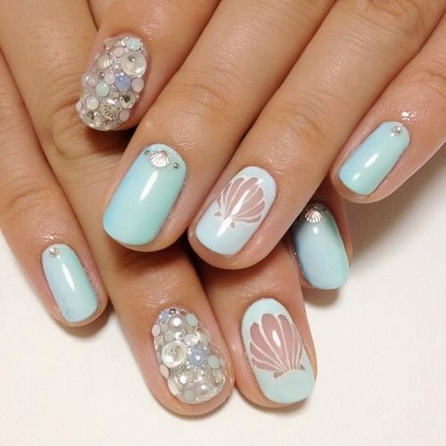 Mermaid nails